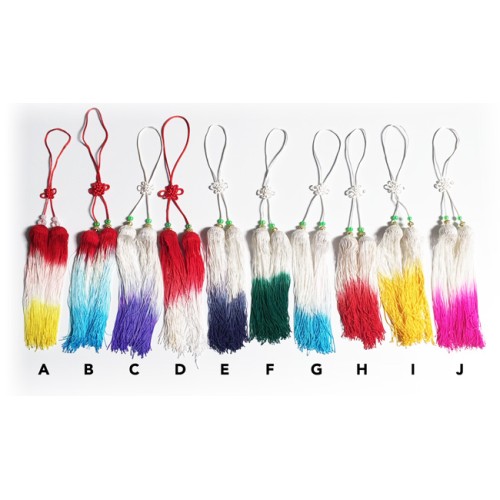 Multi-Color Short Tassel -Braided