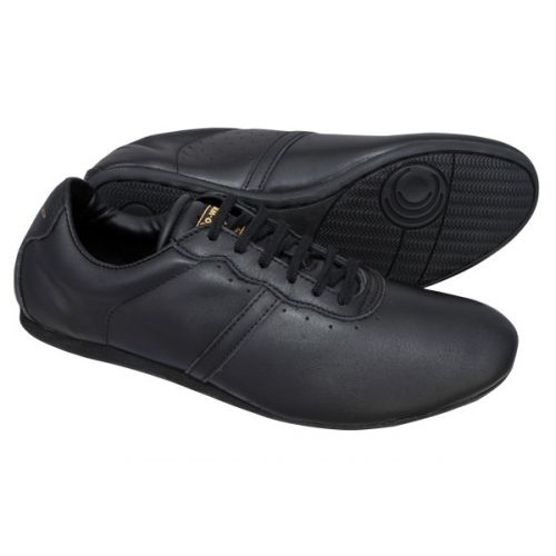 NEW- TeamUp Leather Wushu Shoes - Black UK size 36