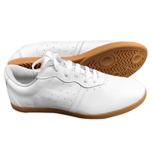 TeamUp Leather Tai Chi Shoes - White