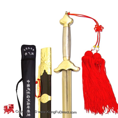 Competition Wushu Straight Swords - Metal handle