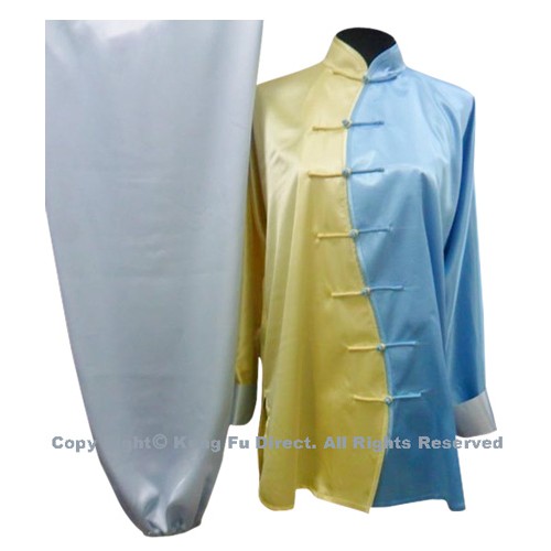 Blue and Yellow Tai Chi Uniform