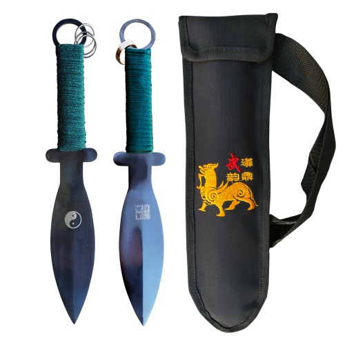 Double Dagger with Black stainless steel 碳黑不锈钢匕首