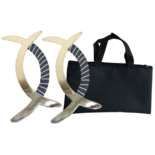 Meridian (Deer Horn) Axe-Light weight stainless steel 子午鸳鸯鉞 (轻)