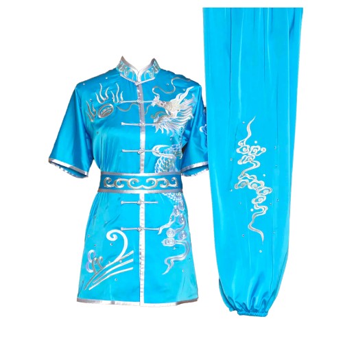 Sky Blue Uniform with Dragon Embroidery