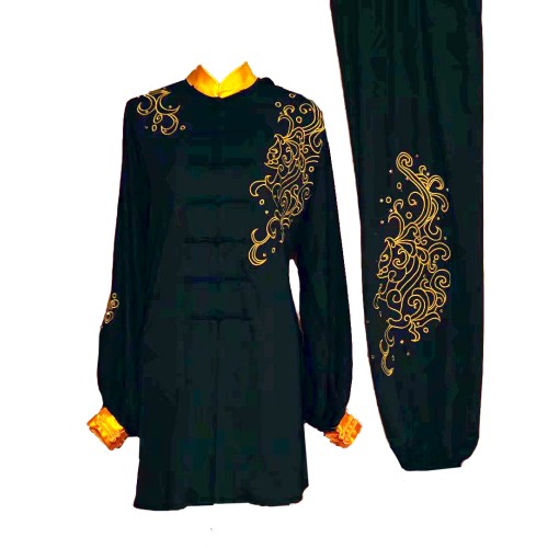 Black Uniform With Embroidery