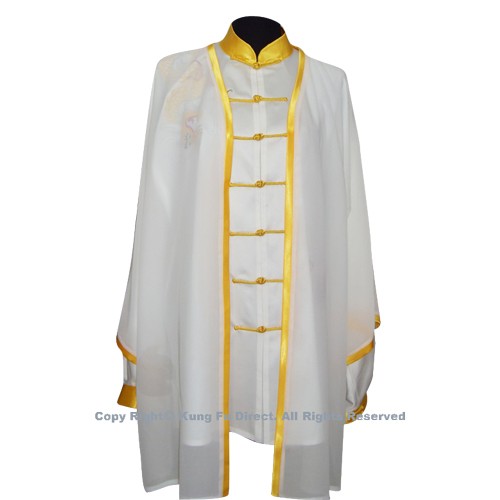 White Shawl with Gold Trim- Shawl Only