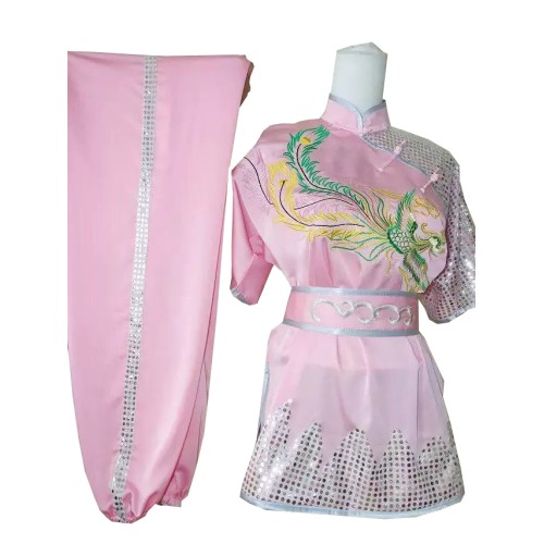 Pink Uniform with Silver Trim