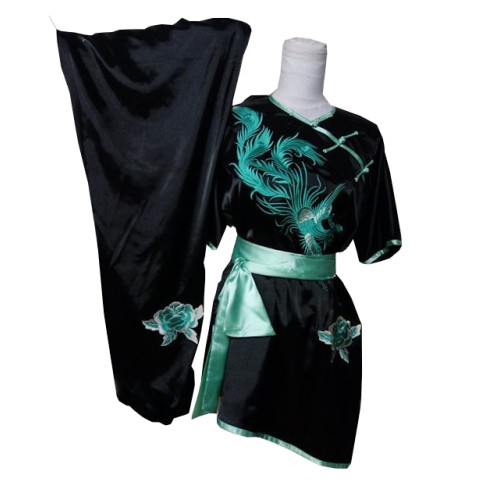 Black Uniform with Light Blue Trim