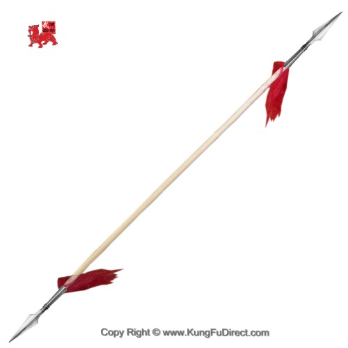Double Headed Wushu Spear with Premium 10 in Spear Head