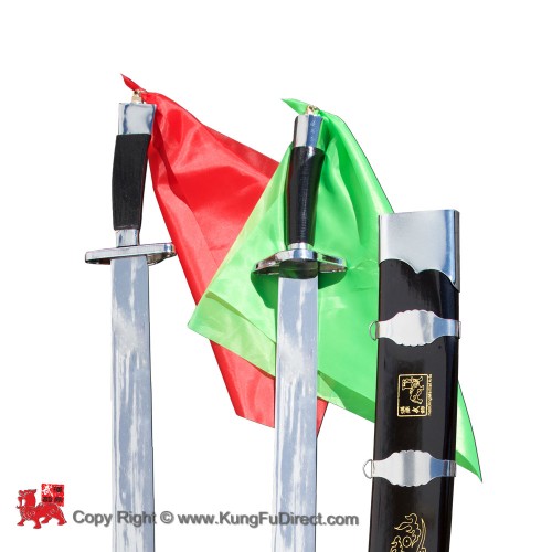 Wushu Twin Broadsword_ Soft blade