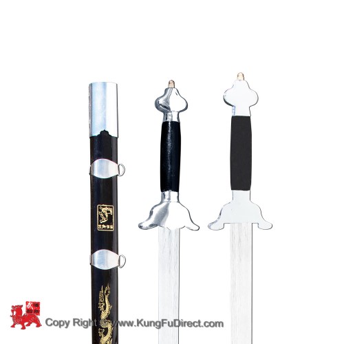 Wushu Twin Straight Sword_(Soft blade)