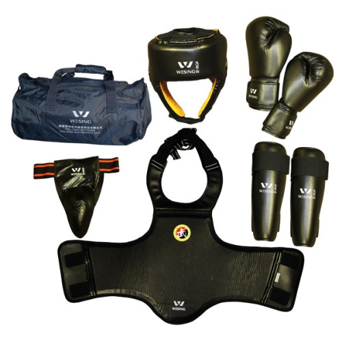 Competition Sanda Martial Arts Gear Set Black