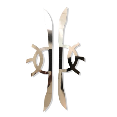 Moon and Sun speared sword_ Stainless Steel (pair)